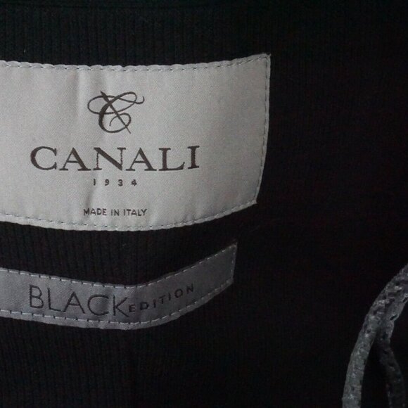 Canali 1934 CURRENT Black Edition Travel Black Wool Blend Sport Coat Jacket 42 - Picture 7 of 9